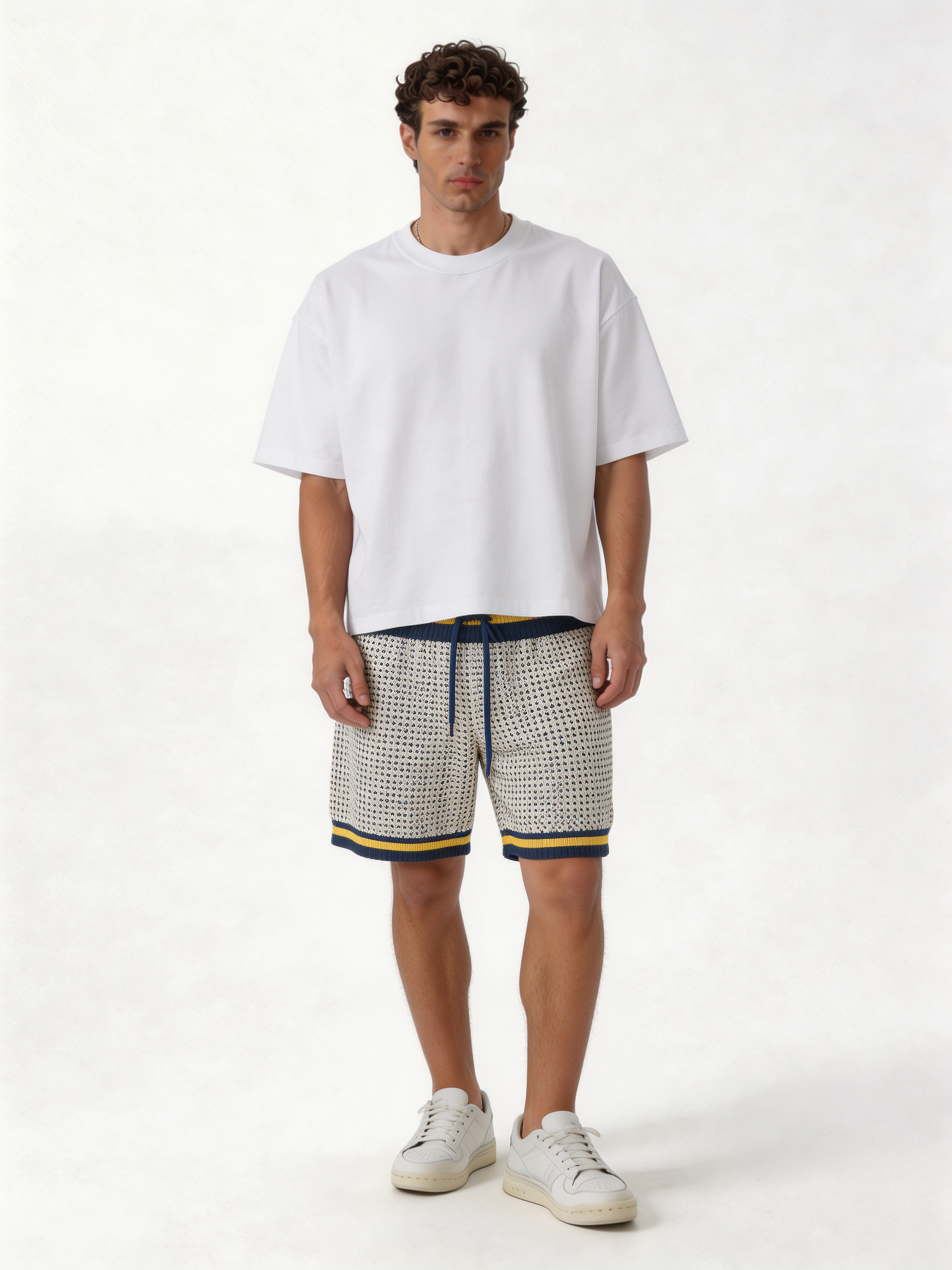 Relaxed Wide-Leg Spray-Effect Cotton Blend Sweatpants - unbranded
