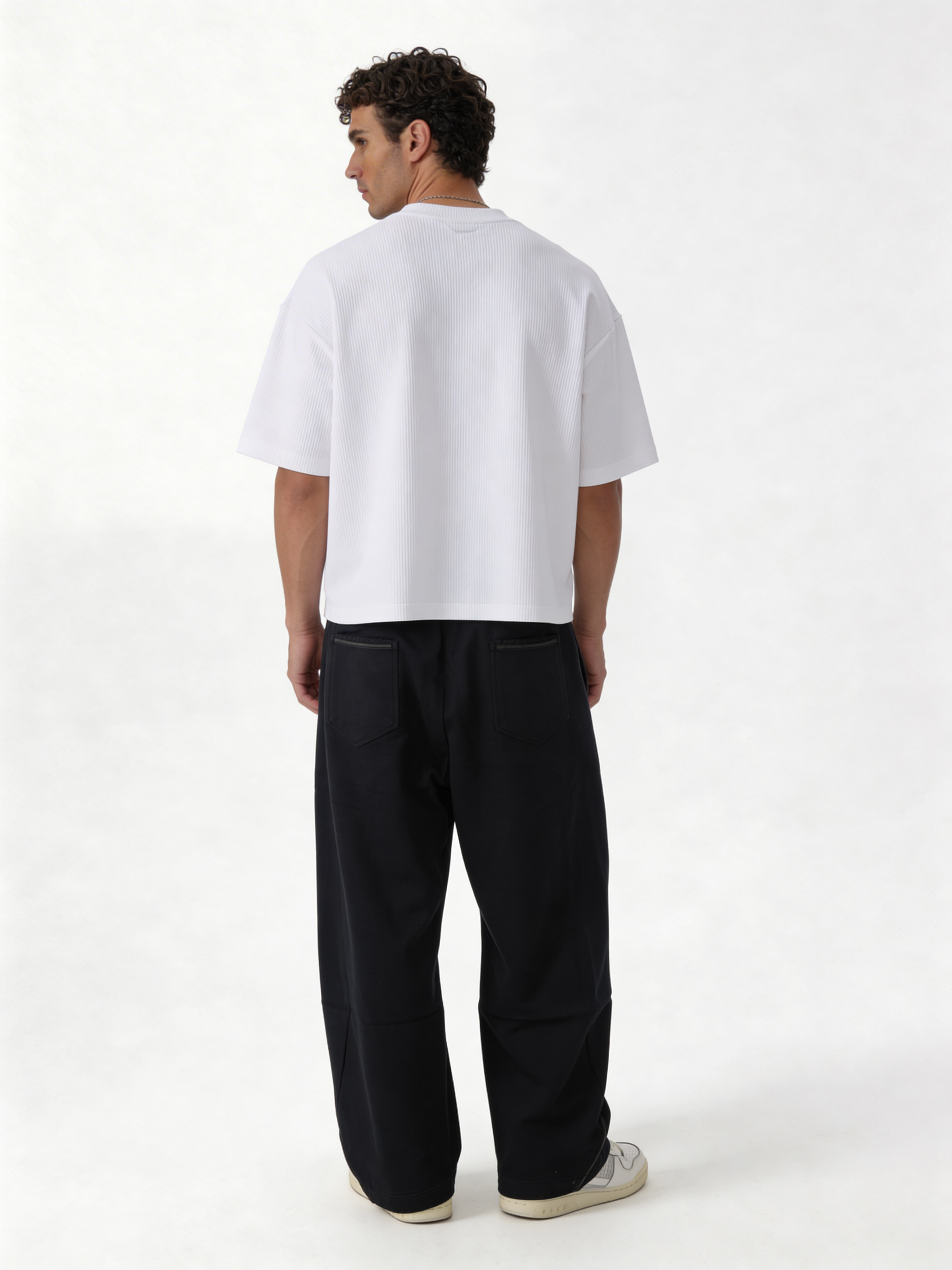 Relaxed Wide-Leg Panelled Cotton Blend Sweatpants - unbranded