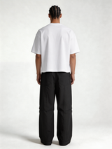 Relaxed Wide-Leg Panelled Technical Trousers - unbranded