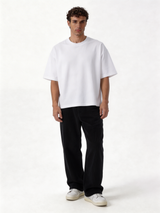 Relaxed Straight-Leg Corduroy Trousers - unbranded