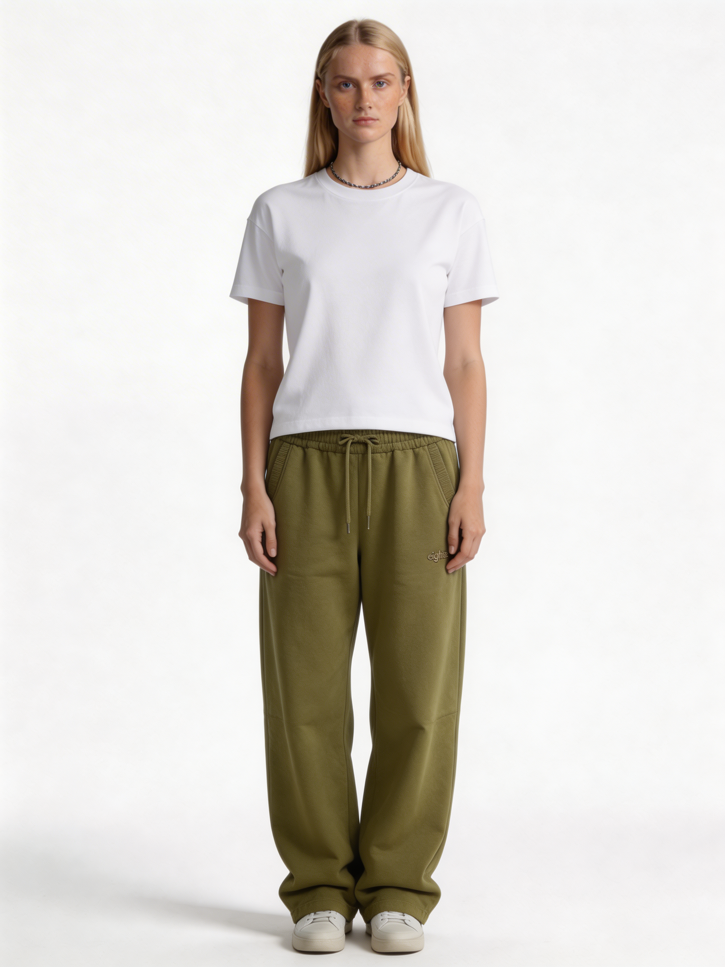Relaxed Wide-Leg Heavyweight Cotton Sweatpants - EIGHTIES