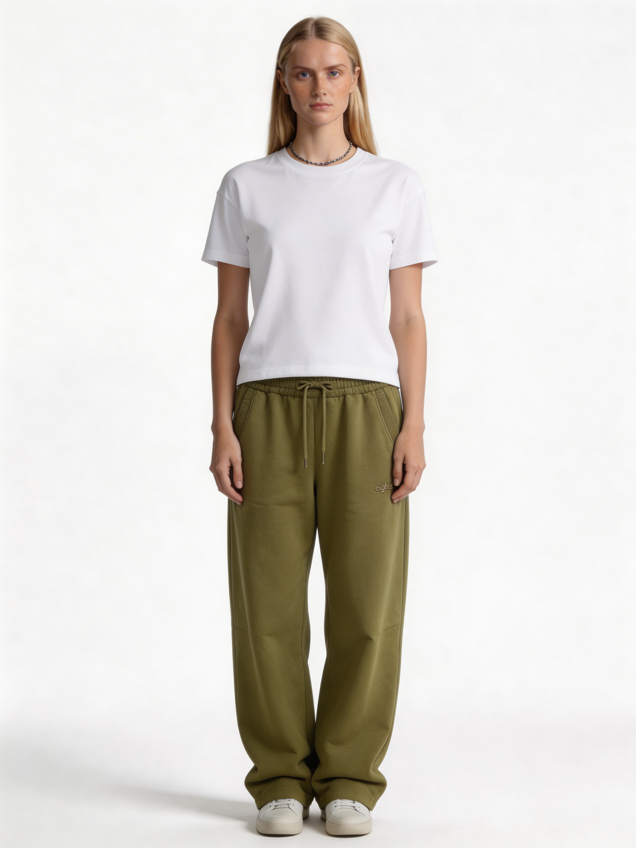 Relaxed Wide-Leg Heavyweight Cotton Sweatpants - EIGHTIES