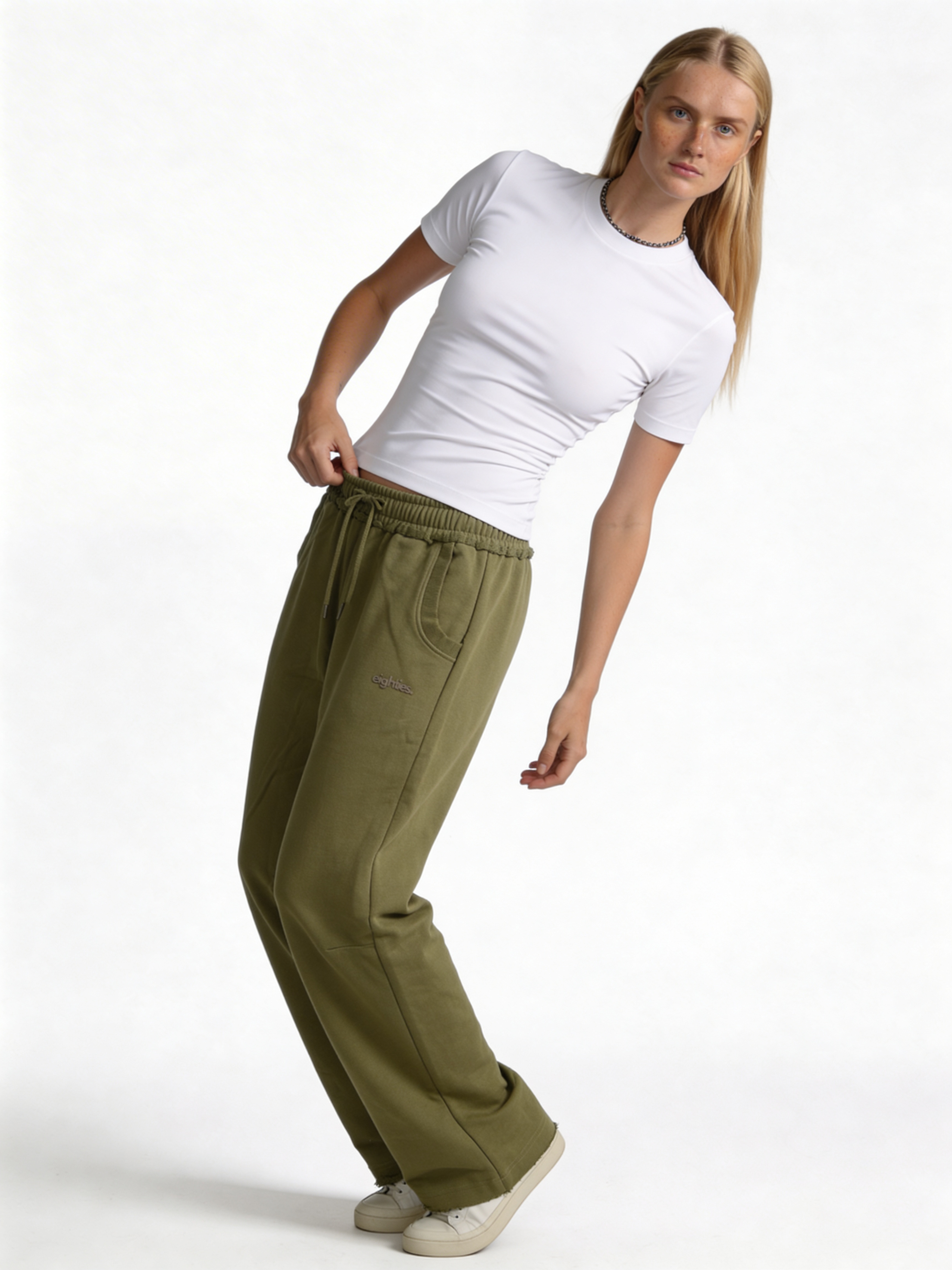 Relaxed Wide-Leg Heavyweight Cotton Sweatpants - EIGHTIES