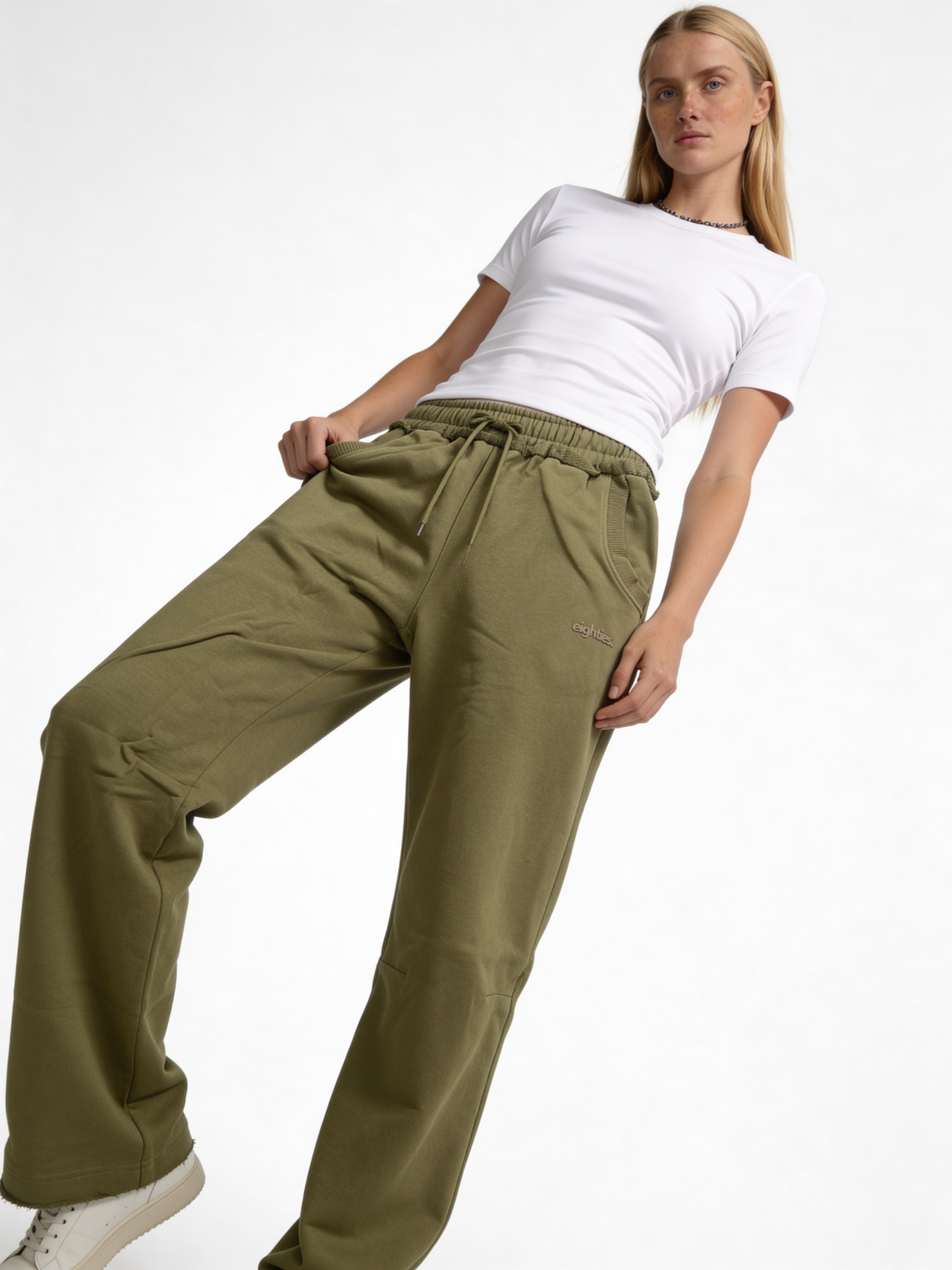 Relaxed Wide-Leg Heavyweight Cotton Sweatpants - EIGHTIES