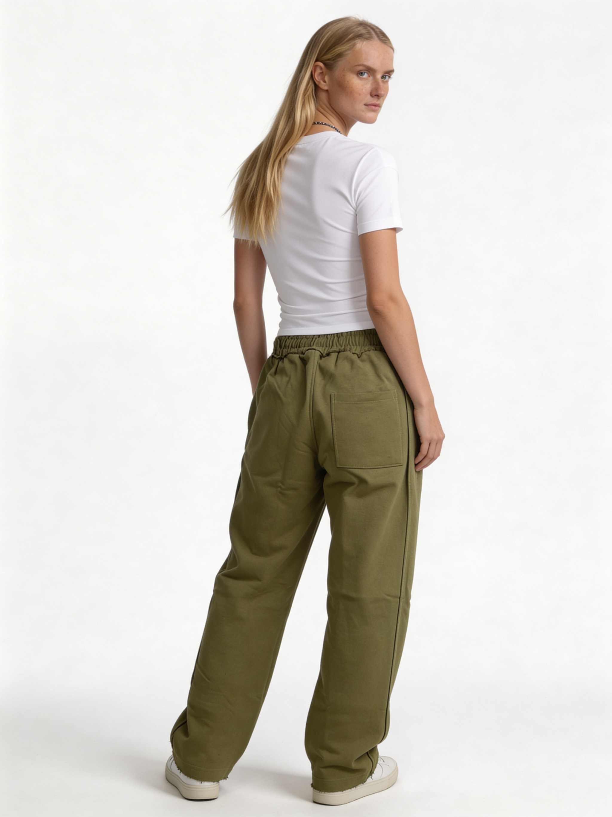 Relaxed Wide-Leg Heavyweight Cotton Sweatpants - EIGHTIES