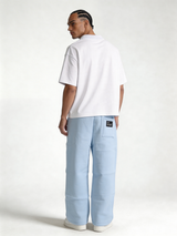 Relaxed Wide-Leg Cotton Blend Sweatpants - MOONWALK
