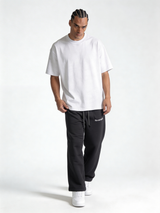 Relaxed Wide-Leg Cotton Blend Sweatpants - MOONWALK