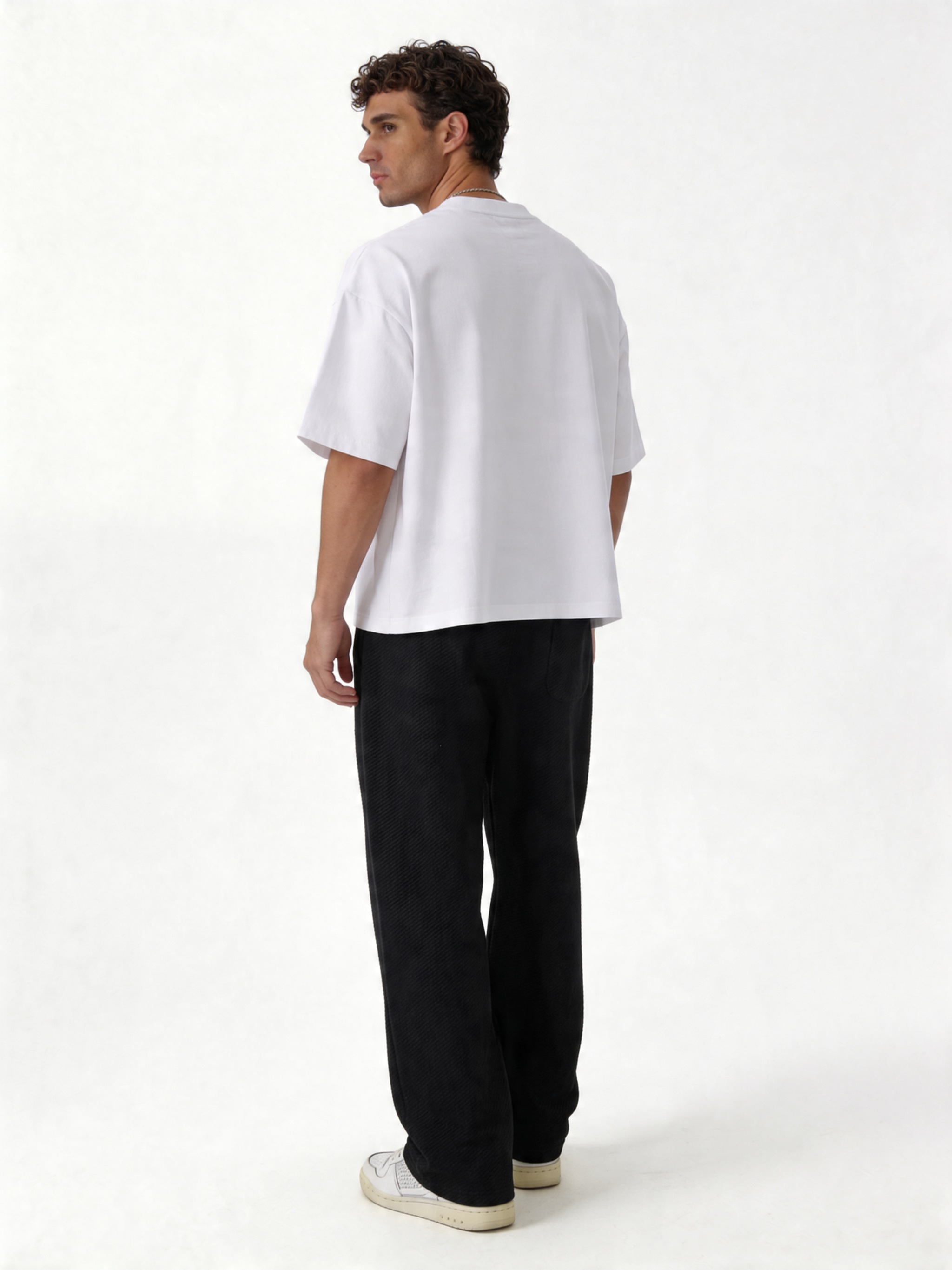 Ribbed Drawstring Pants Knit Wide Leg - Brotherhood