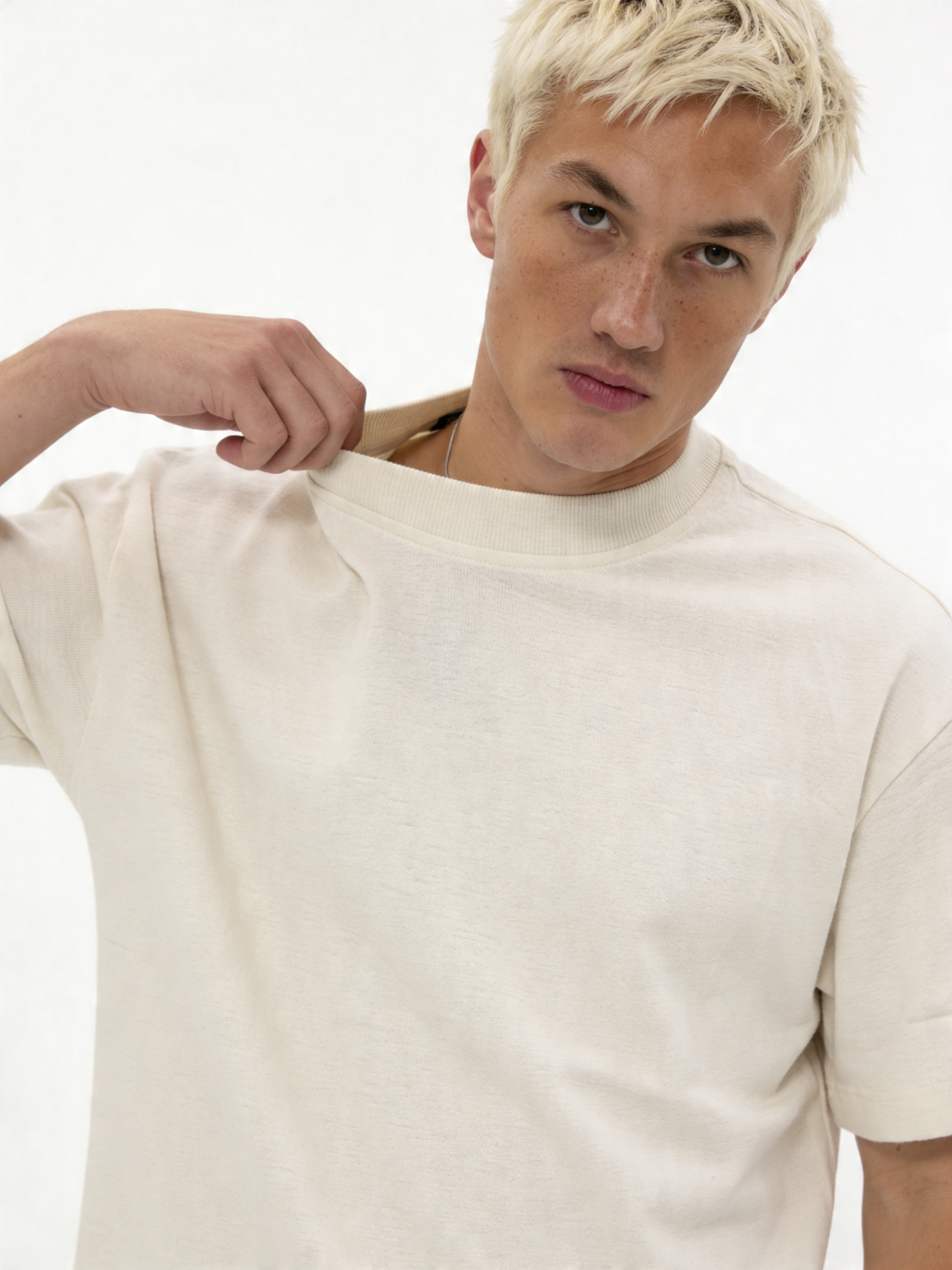 Washed T-Shirt Knit Relaxed Fit - jex