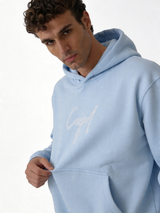 Print Graphic Hoodie Cotton Blend Oversized Fit - Cozed