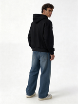 Graphic Zip Hoodie Cotton Oversized Fit - kracked