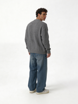 Print Sweater Knit Oversized Fit - kracked