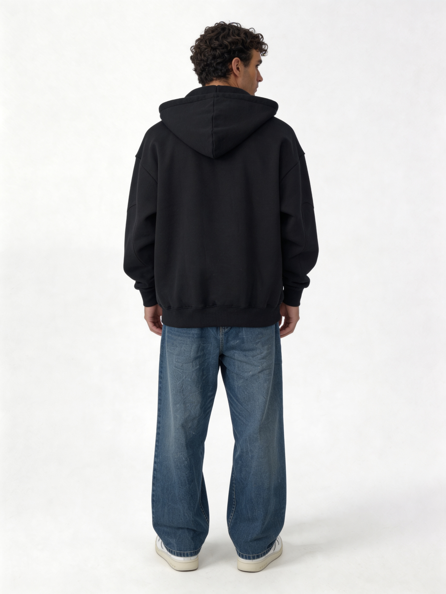 Graffiti Graphic Hoodie Cotton Relaxed Fit - moonwalk