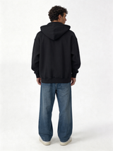 Graffiti Graphic Hoodie Cotton Relaxed Fit - moonwalk