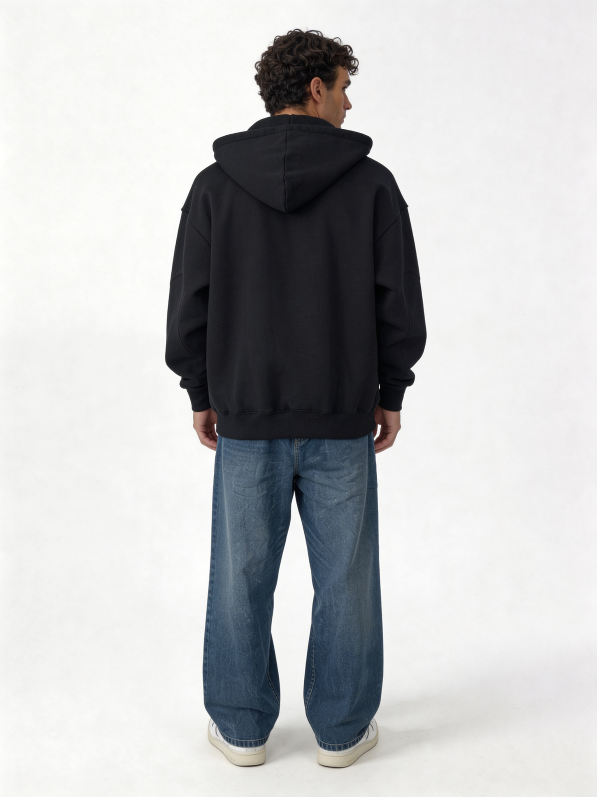 Graffiti Graphic Hoodie Cotton Relaxed Fit - moonwalk