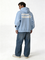 Logo Graphic Hoodie Cotton Oversized Fit - moonwalk