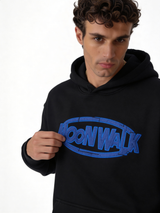 Embroidered Logo Hoodie Cotton Oversized Fit - moonwalk