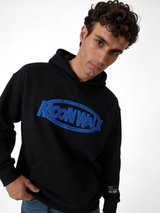 Embroidered Logo Hoodie Cotton Oversized Fit - moonwalk