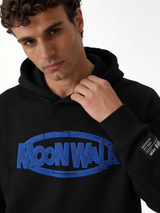 Embroidered Logo Hoodie Cotton Oversized Fit - moonwalk