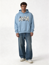 Star Graphic Hoodie Cotton Oversized Fit - pulp