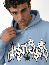 Star Graphic Hoodie Cotton Oversized Fit - pulp