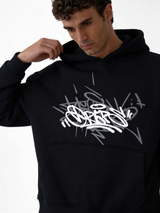 Graffiti Logo Hoodie Cotton Oversized Fit - Pulp