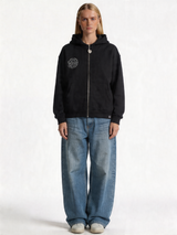 Logo Graphic Hoodie Cotton Relaxed Fit - Spiral