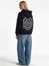 Logo Graphic Hoodie Cotton Relaxed Fit - Spiral