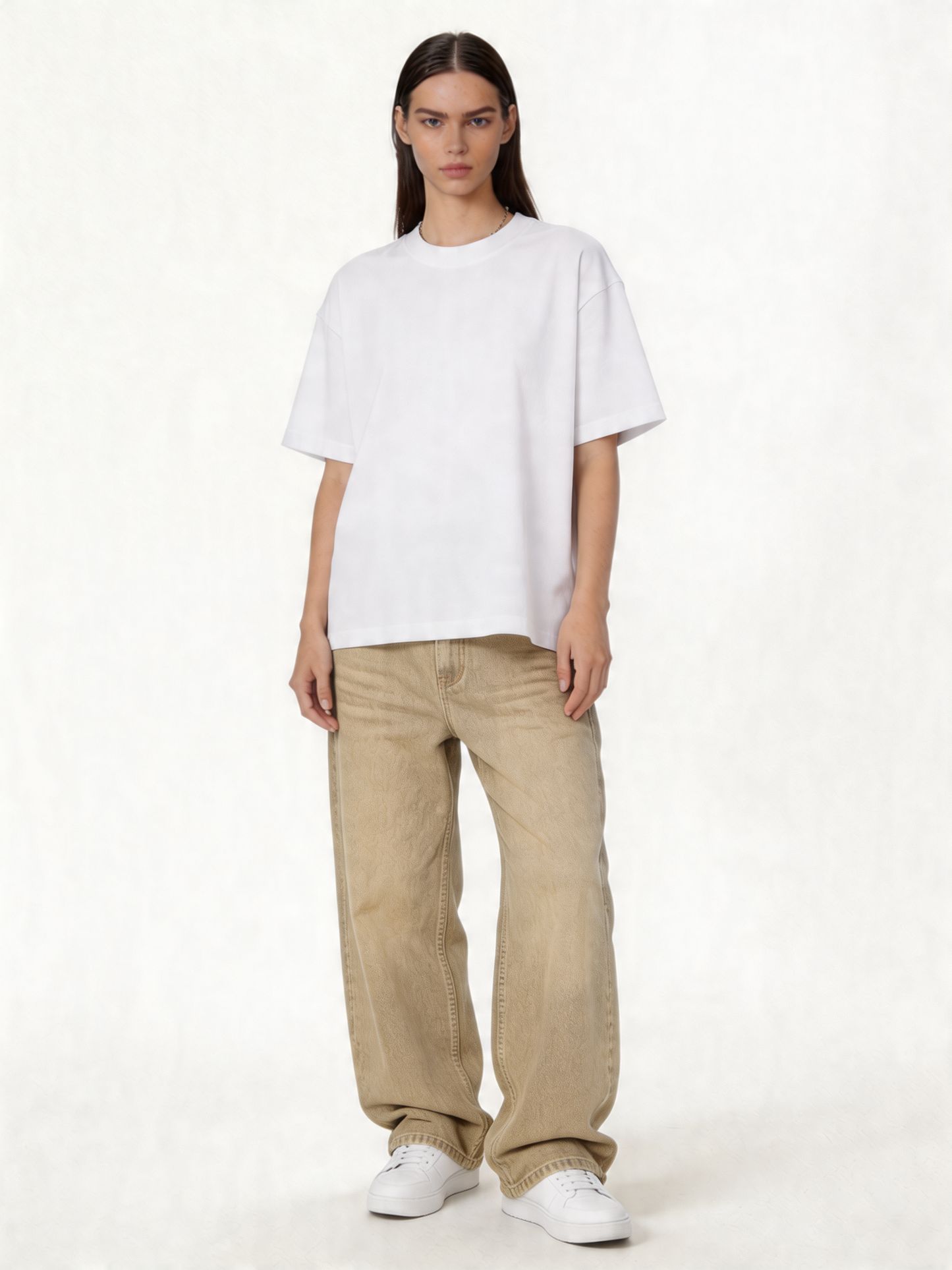 Washed Wide Leg Jeans Denim Baggy Fit - seven