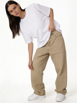 Washed Wide Leg Jeans Denim Baggy Fit - seven