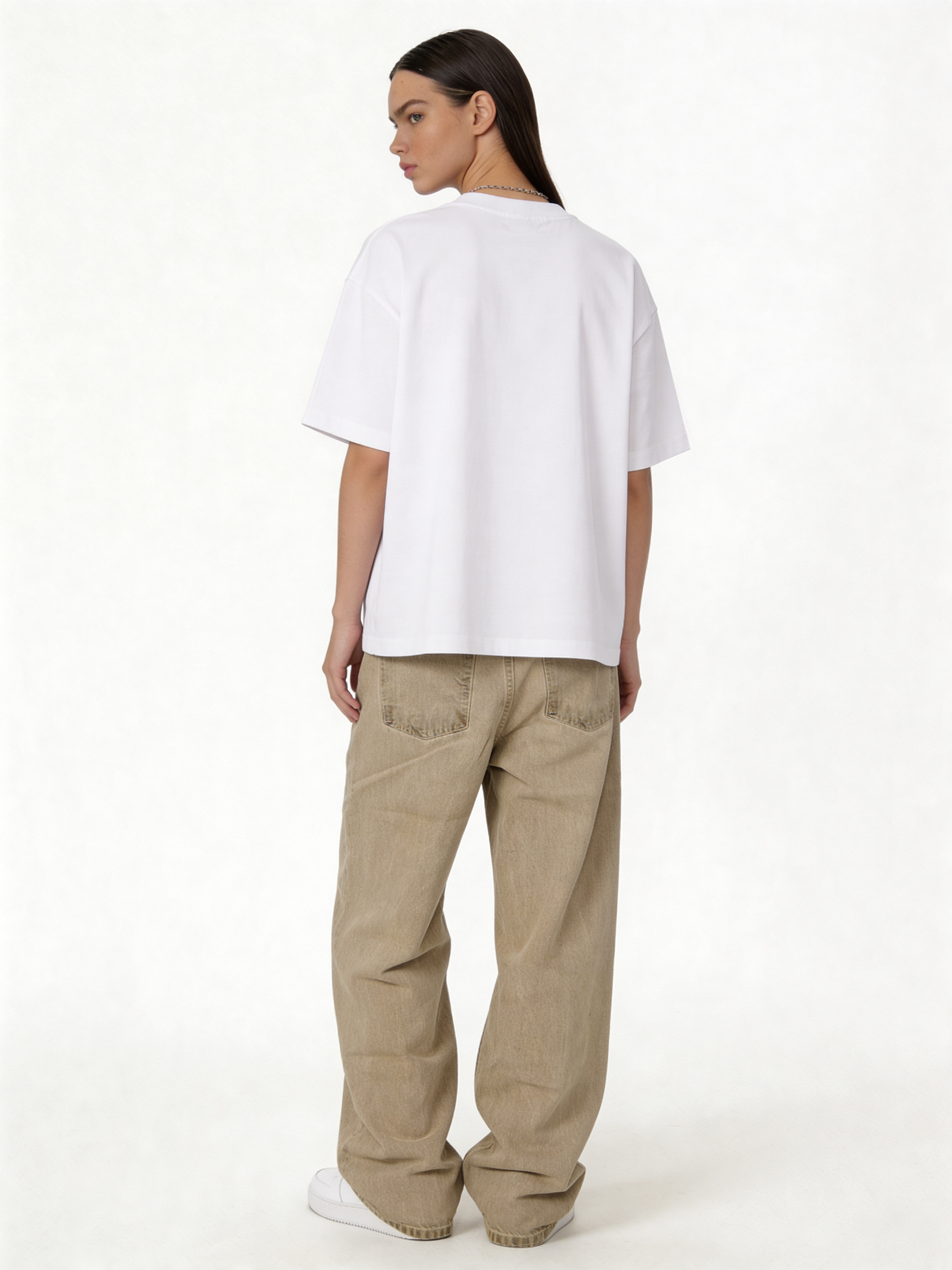Washed Wide Leg Jeans Denim Baggy Fit - seven