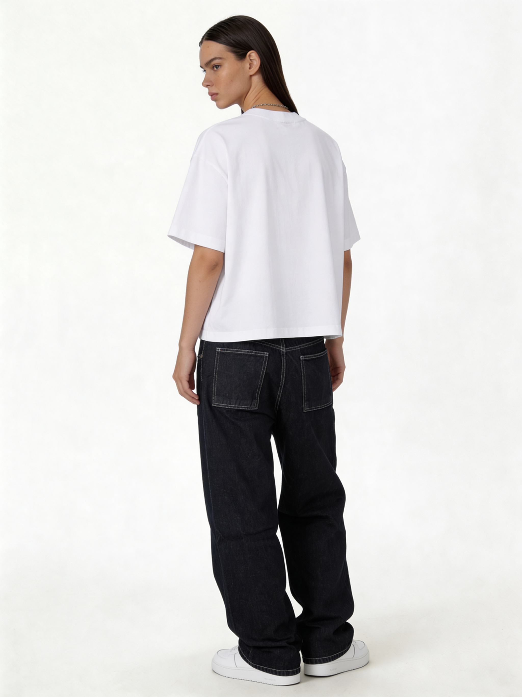 Raw Denim Jeans Denim Straight Leg Fit - seven