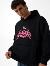 Abstract Graphic Hoodie Cotton Oversized Fit - pulp