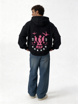 Abstract Graphic Hoodie Cotton Oversized Fit - pulp
