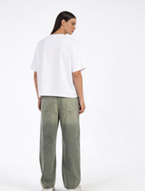 Washed Jeans Denim Wide Leg - seven