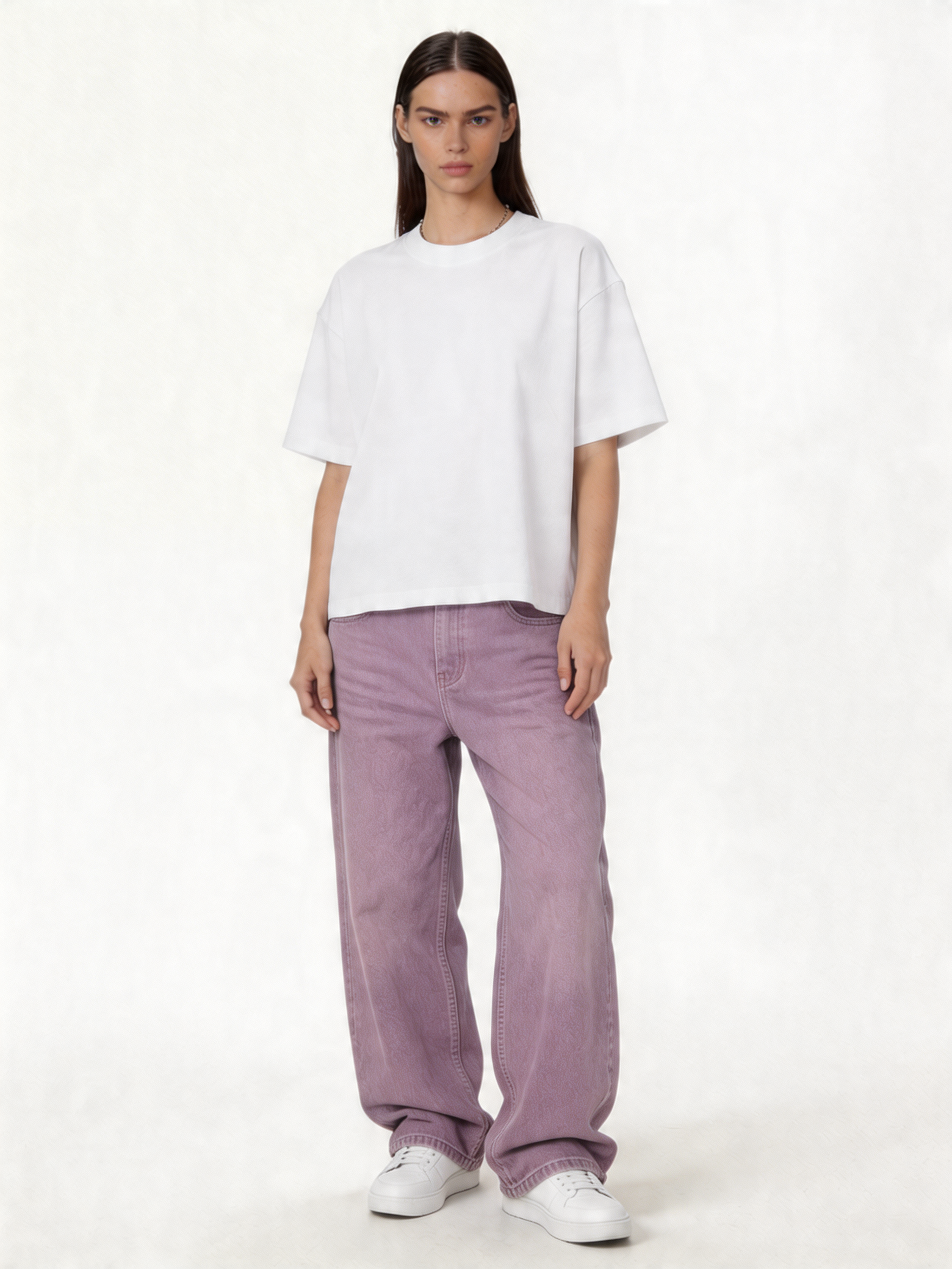 Washed Jeans Denim Wide Leg - seven