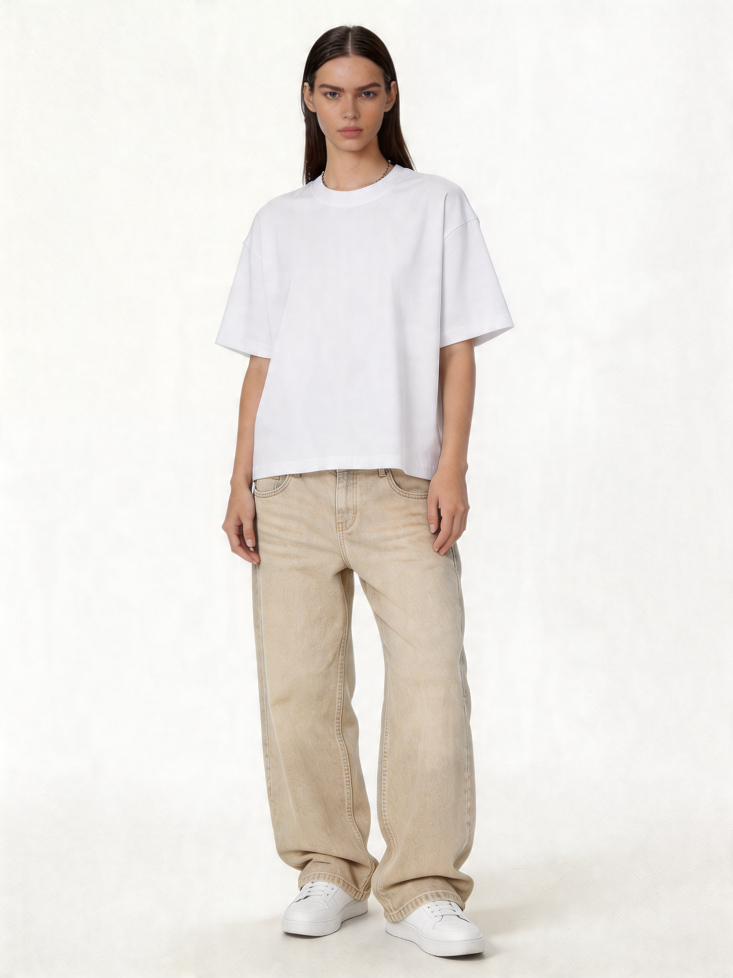 Washed Jeans Denim Wide Leg - seven