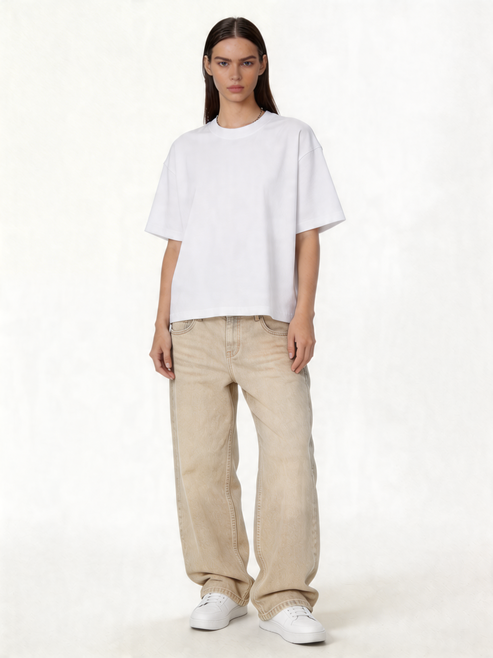 Washed Jeans Denim Wide Leg - seven