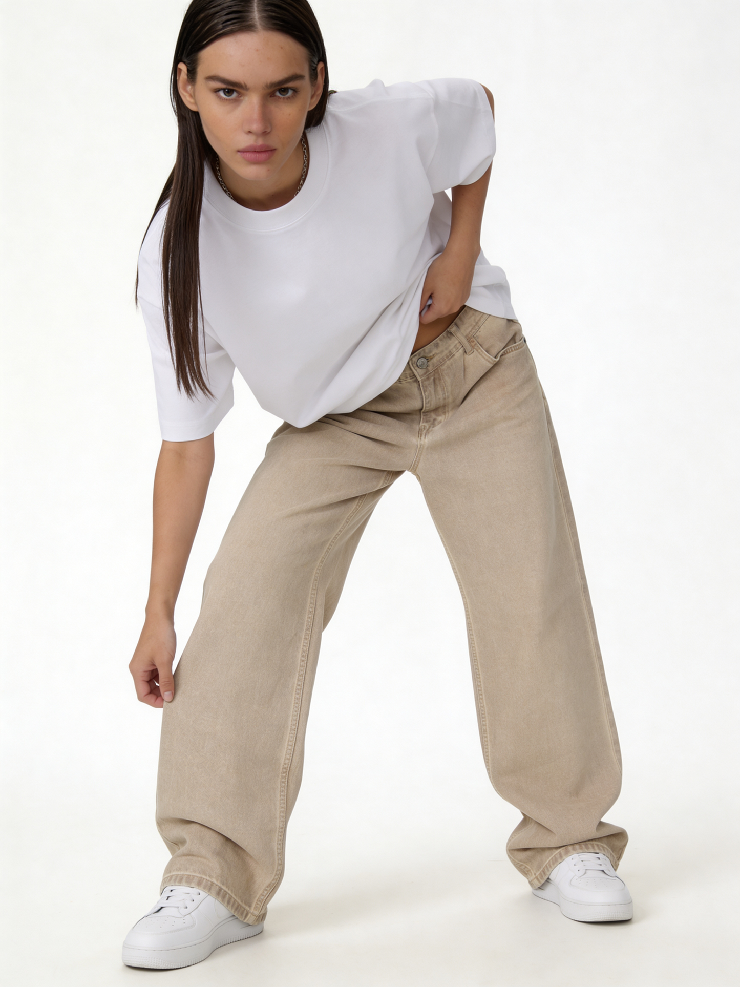 Washed Jeans Denim Wide Leg - seven