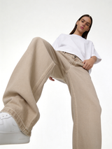 Washed Jeans Denim Wide Leg - seven