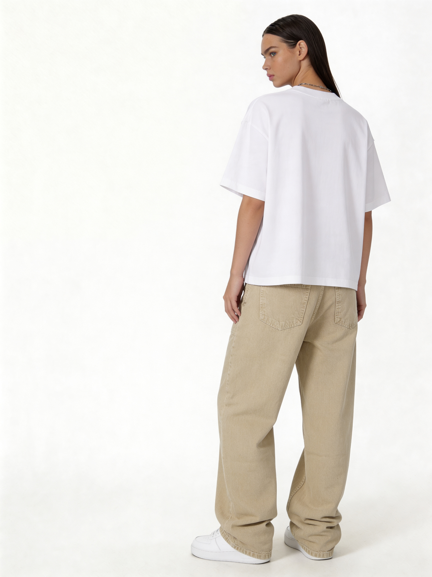 Utility Panel Pants Cotton Wide Leg Fit - Seven