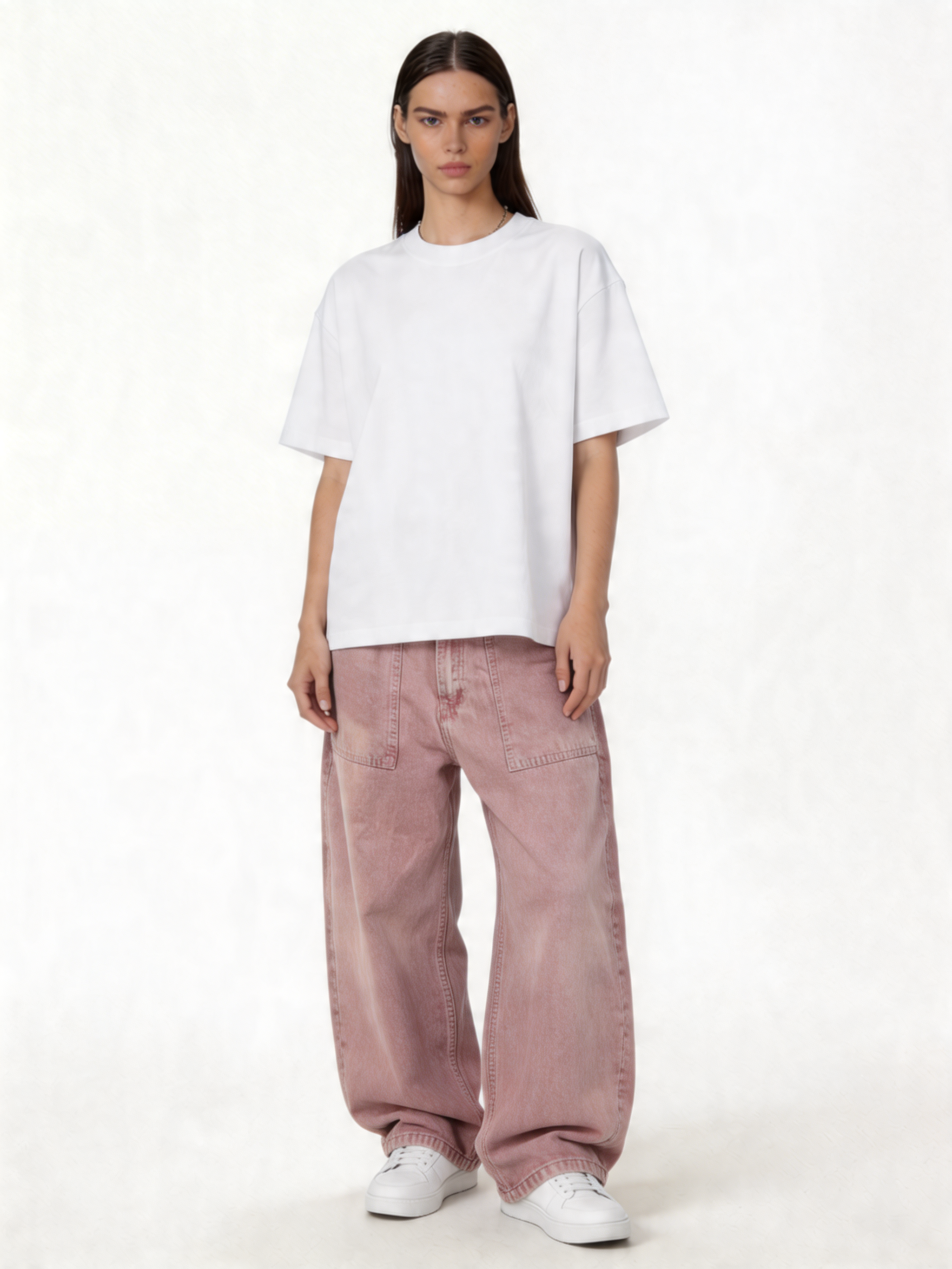 Utility Panel Pants Cotton Wide Leg Fit - Seven