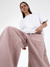 Utility Panel Pants Cotton Wide Leg Fit - Seven