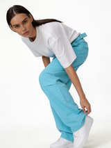 Utility Panel Pants Cotton Wide Leg Fit - Seven