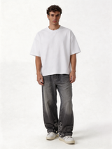 Panelled Washed Jeans Denim Relaxed Fit - seven