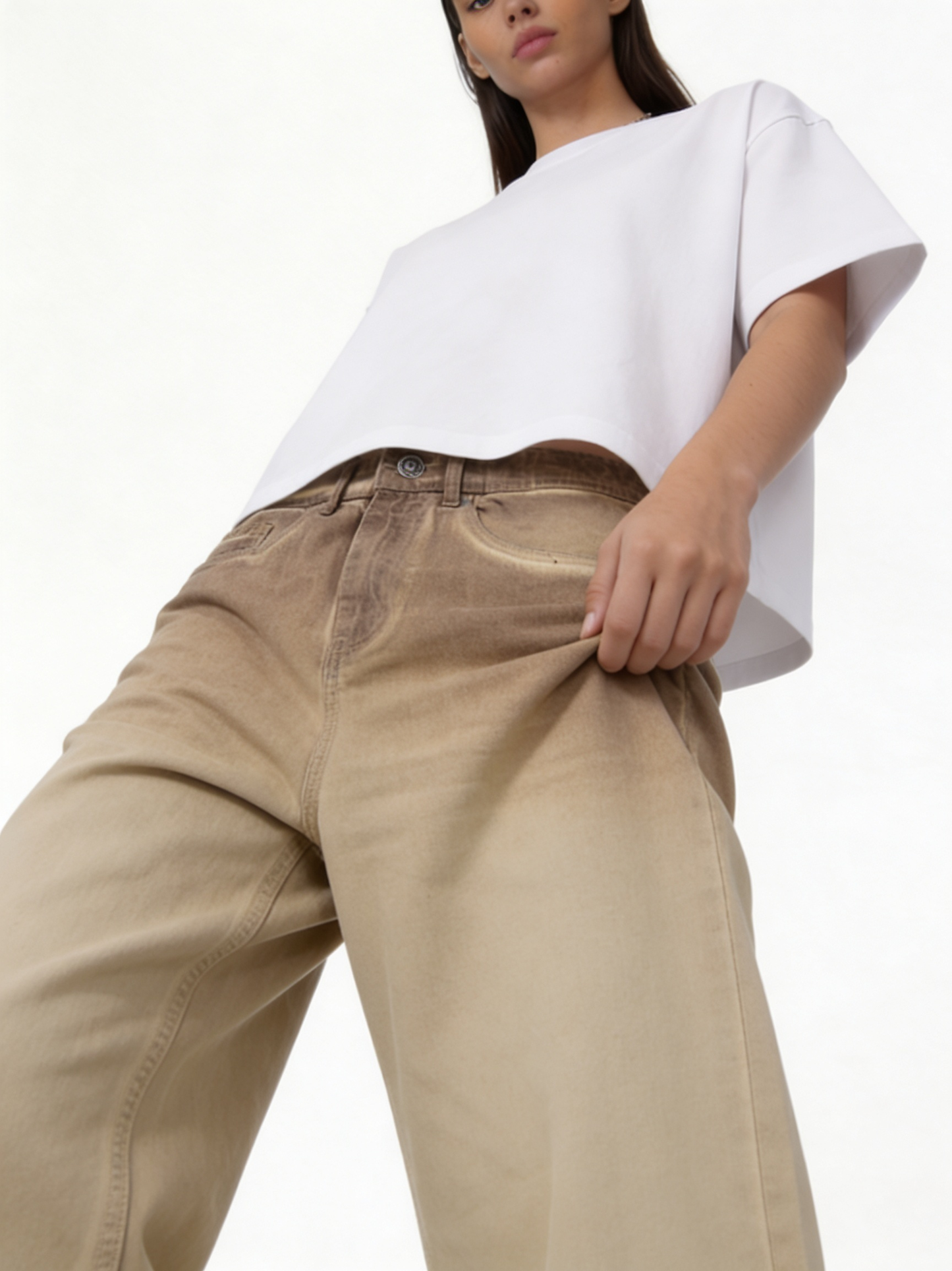 Washed Jeans Denim Wide Leg - Seven