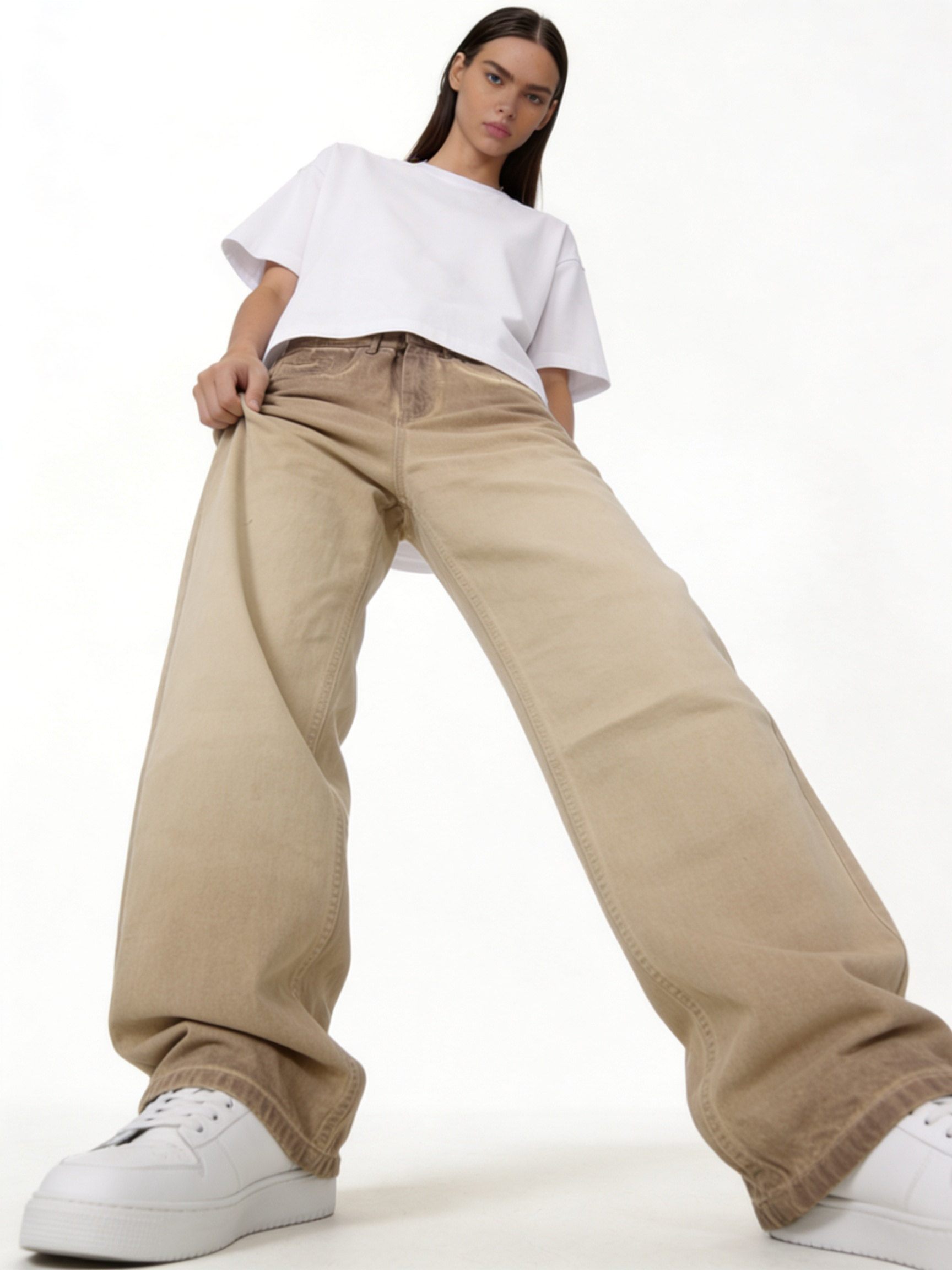 Washed Jeans Denim Wide Leg - Seven