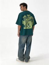Logo Graphic T-Shirt Cotton Oversized Fit - tharwa