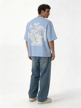 Logo Graphic T-Shirt Cotton Oversized Fit - tharwa