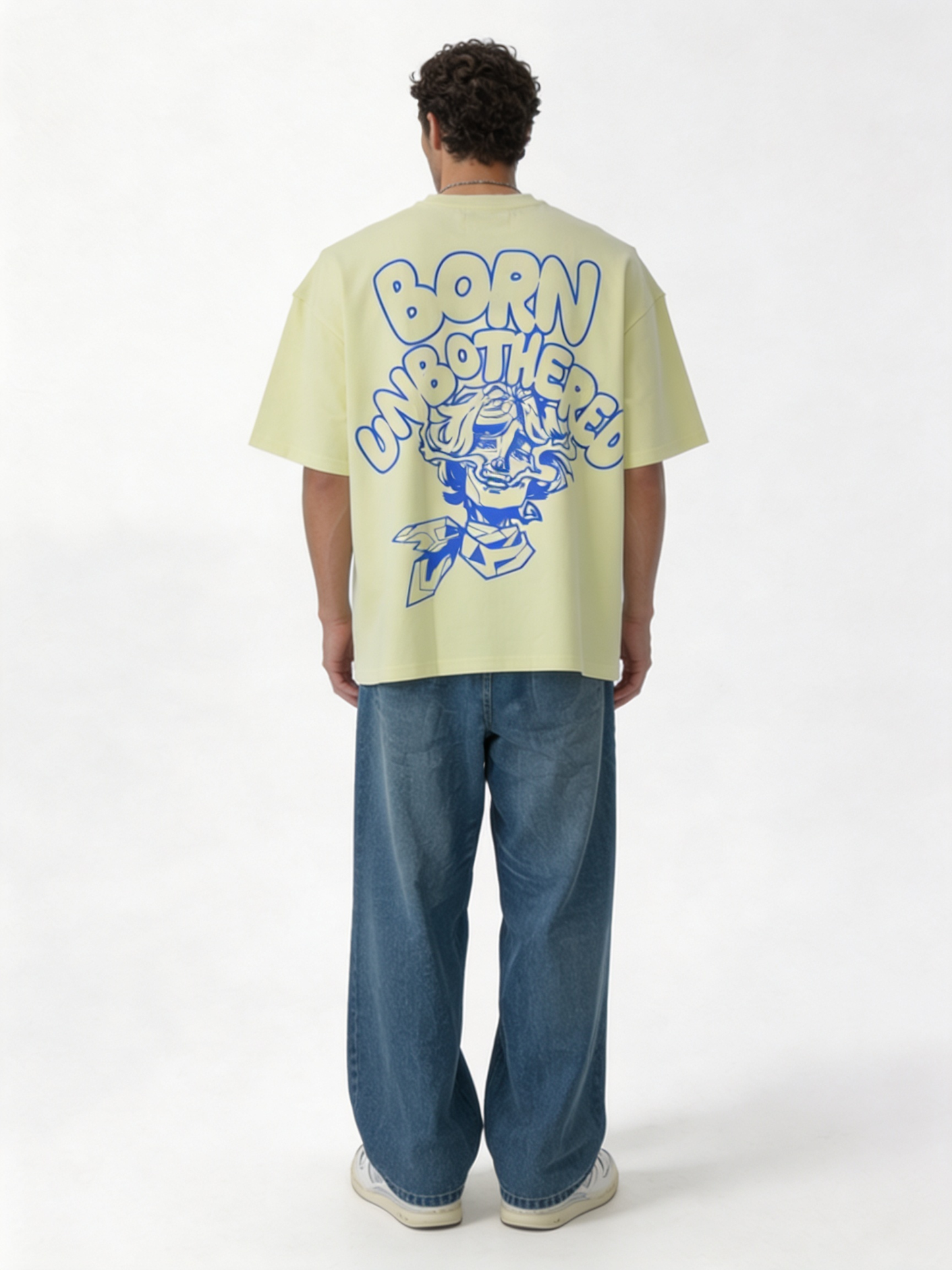 Back Print T-Shirt Cotton Oversized Fit - tharwa